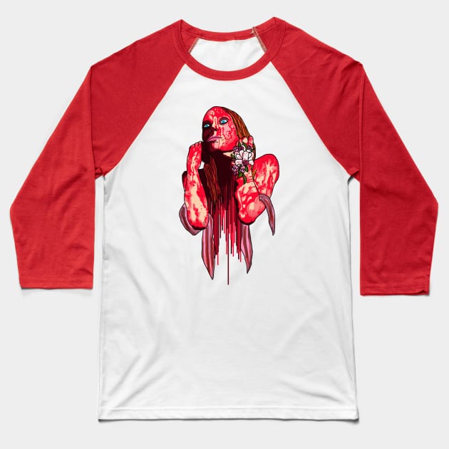 Carrie Baseball T-Shirt by Lydia's Green Light Closet 